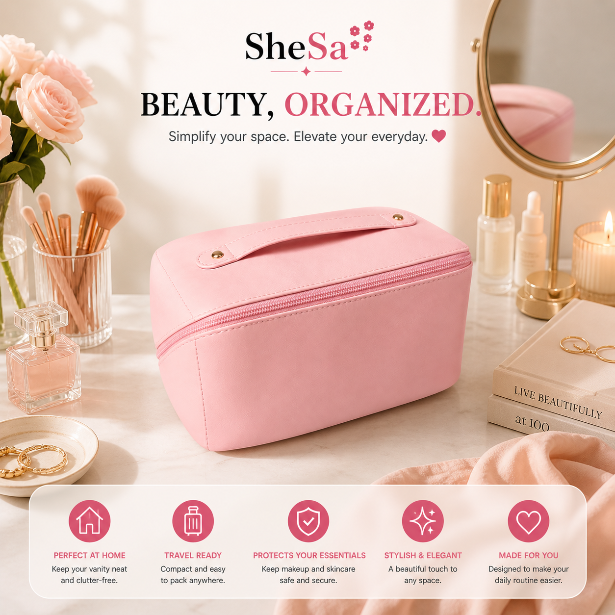 Luxury Beauty Organizer | SheSa™