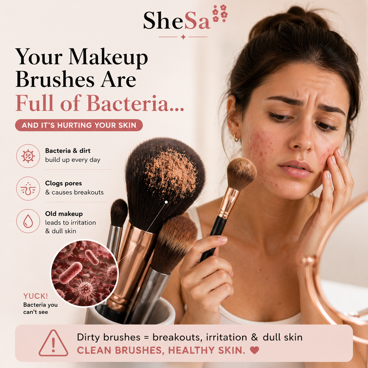 Electric Makeup Brush Cleaner | SheSa™