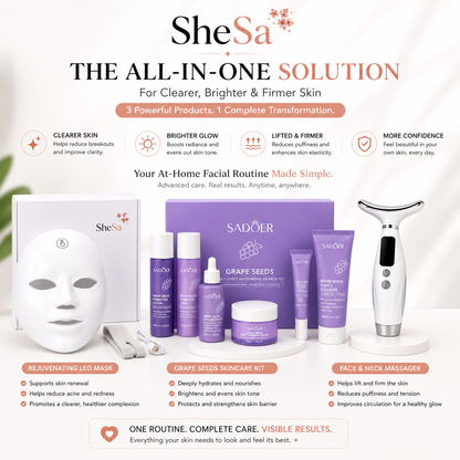 Complete Glow Skincare Bundle | SheSa™