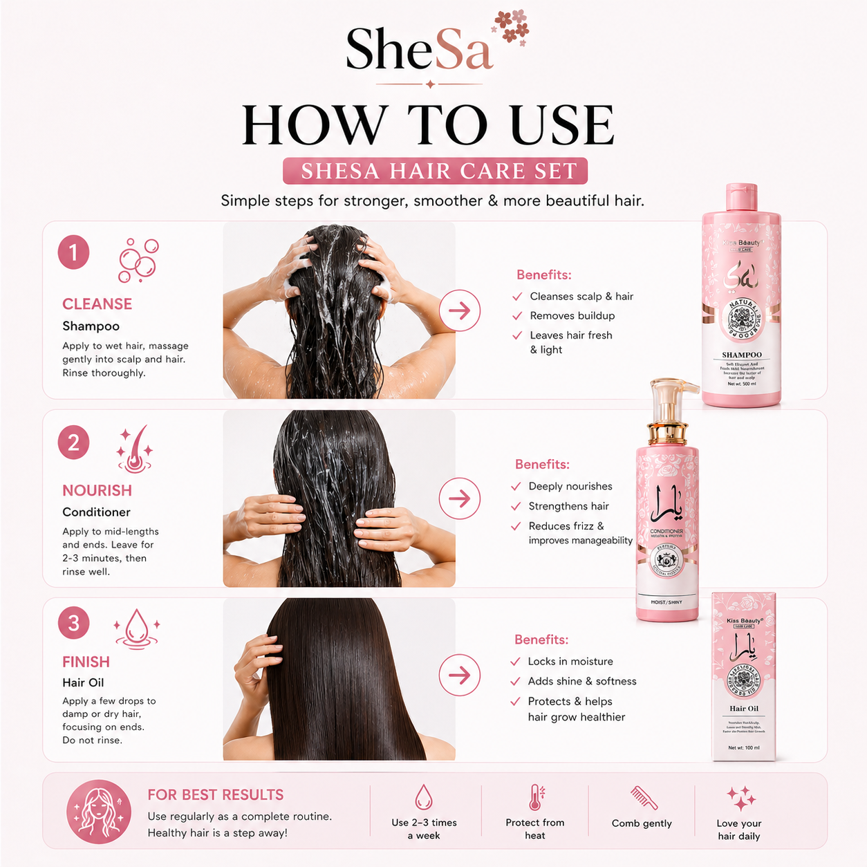 Luxury Hair Care Set | SheSa™