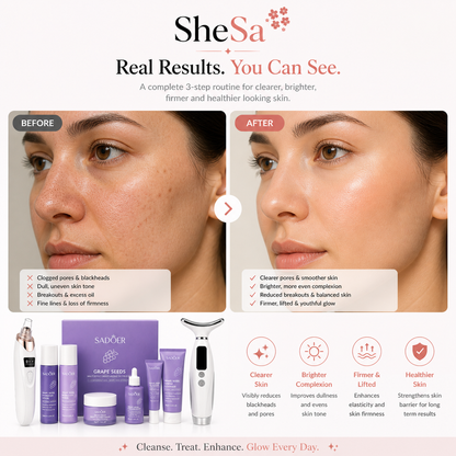 3-Step Clear Glow Bundle | SheSa™