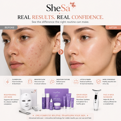 Complete Glow Skincare Bundle | SheSa™