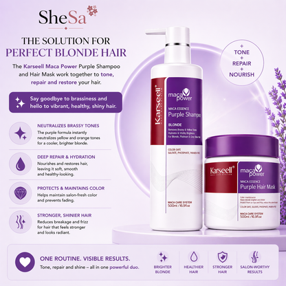 Blonde Toning Purple Set | SheSa™
