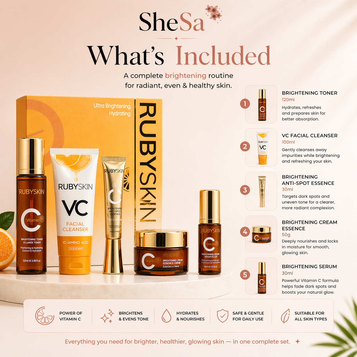Vitamin C Glow Kit | SheSa™