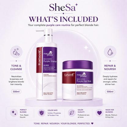 Blonde Toning Purple Set | SheSa™