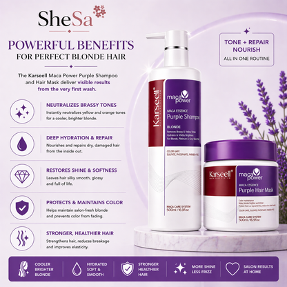 Blonde Toning Purple Set | SheSa™