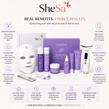 Complete Glow Skincare Bundle | SheSa™