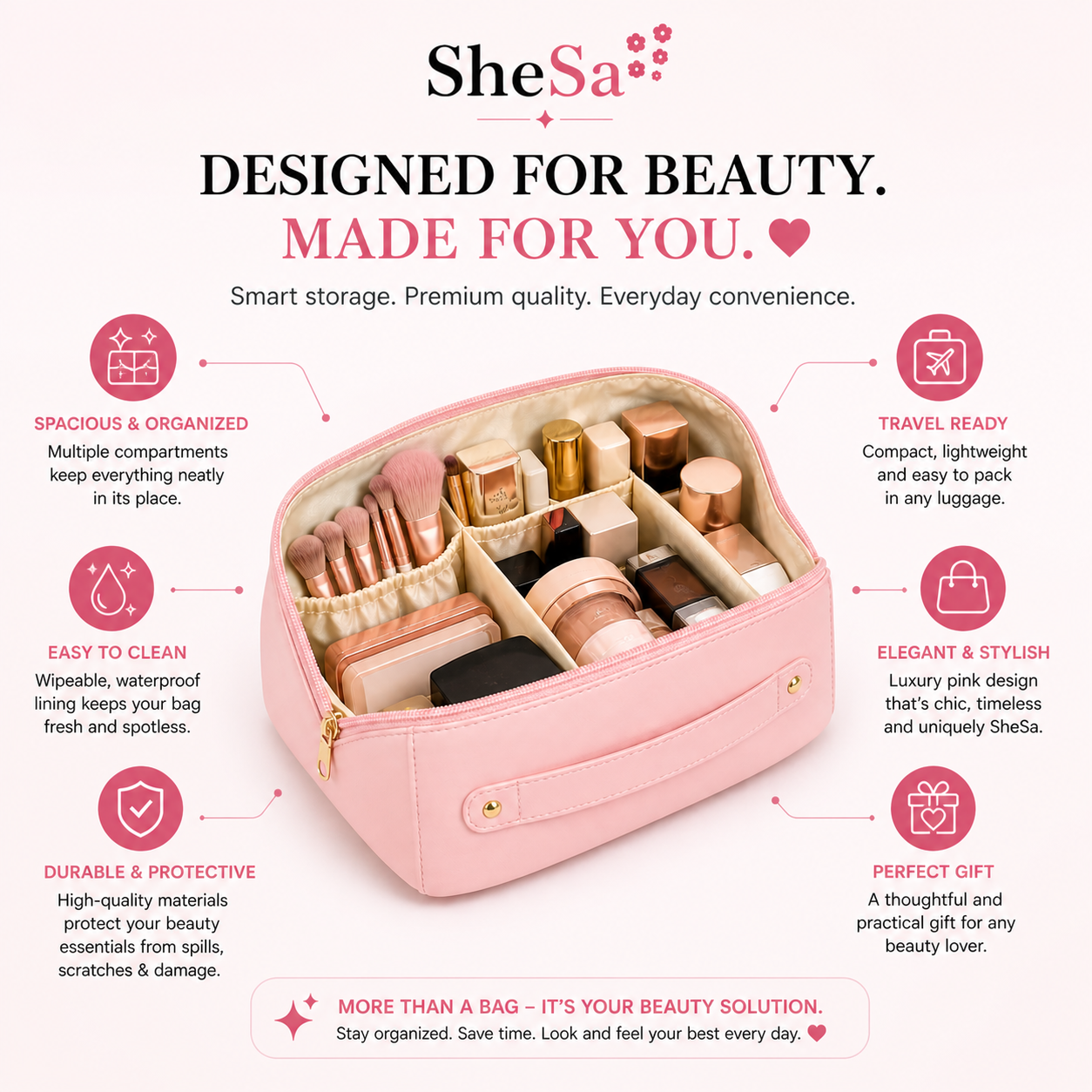 Luxury Beauty Organizer | SheSa™