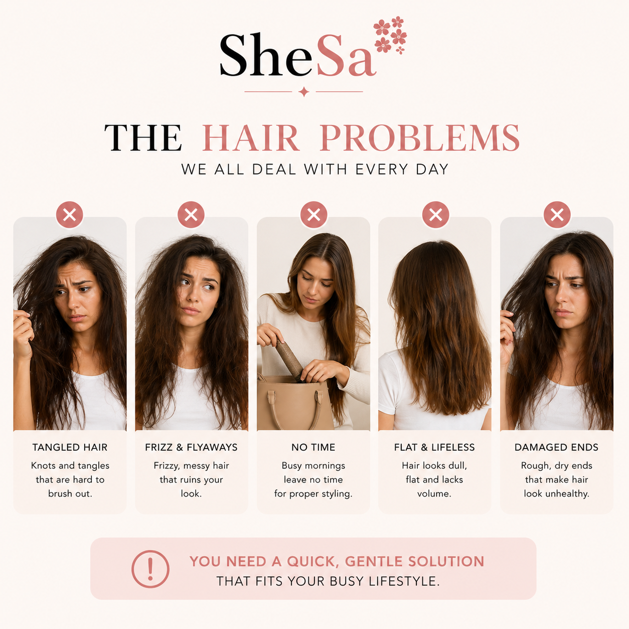 Mini Portable Hair Comb | SheSa™