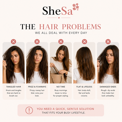 Mini Portable Hair Comb | SheSa™