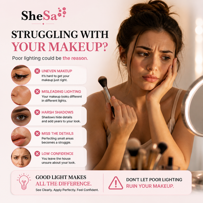 Glow LED Makeup Mirror | SheSa™
