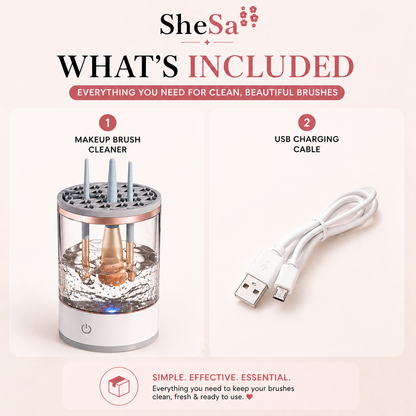 Electric Makeup Brush Cleaner | SheSa™