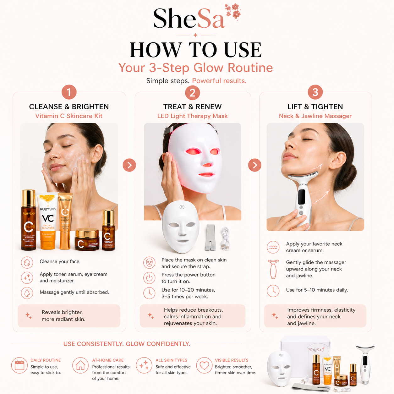 Vitamin C Glow Bundle | SheSa™