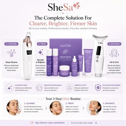 3-Step Clear Glow Bundle | SheSa™