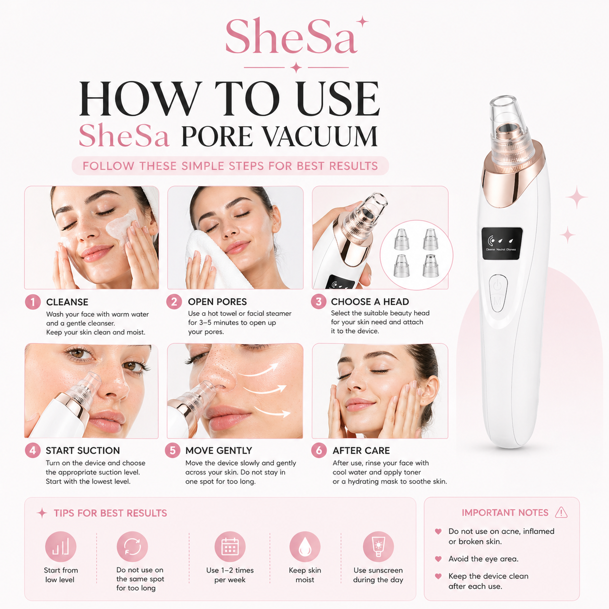Pore Vacuum Blackhead Remover | SheSa™