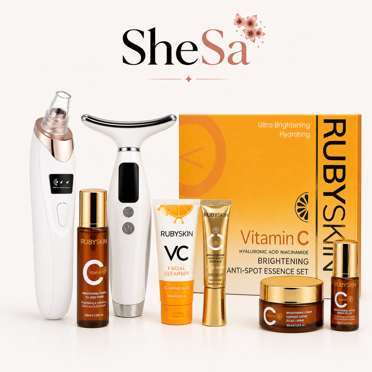 Vitamin C Clear & Lift Bundle | SheSa™