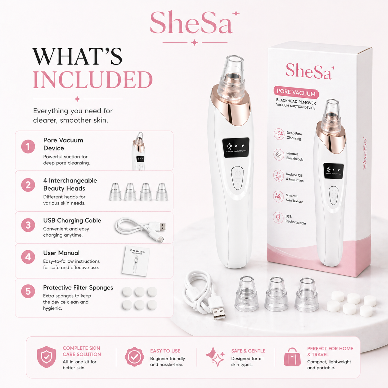 Pore Vacuum Blackhead Remover | SheSa™